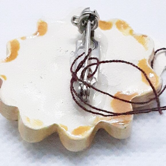 NEW Art to Wear Yellow Sunflower Pin - Picture 5 of 10